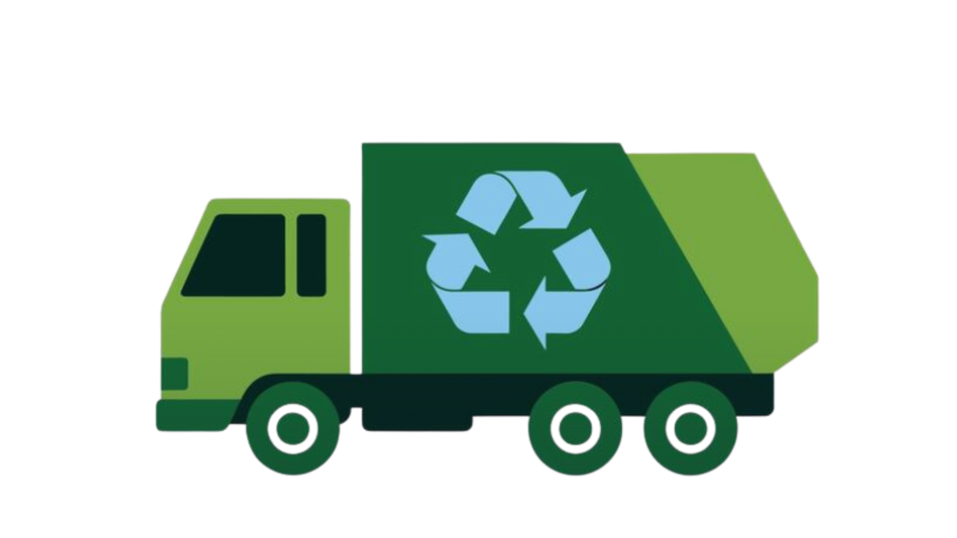 Secure waste transportation icon